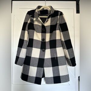 Women’s Plaid Pea Coat